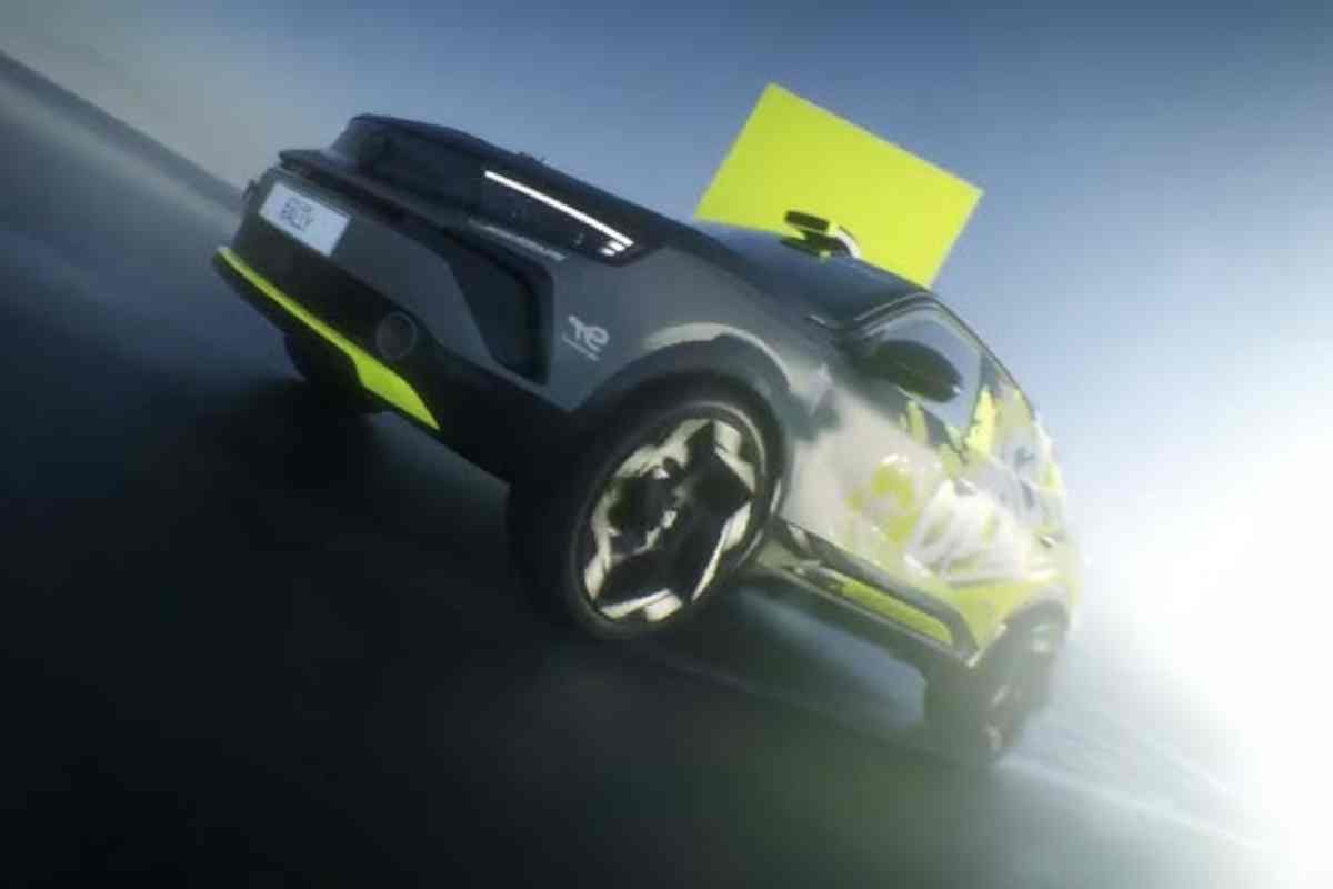 dettaglio della Opel Mokka GSE, auto da rally elettrica